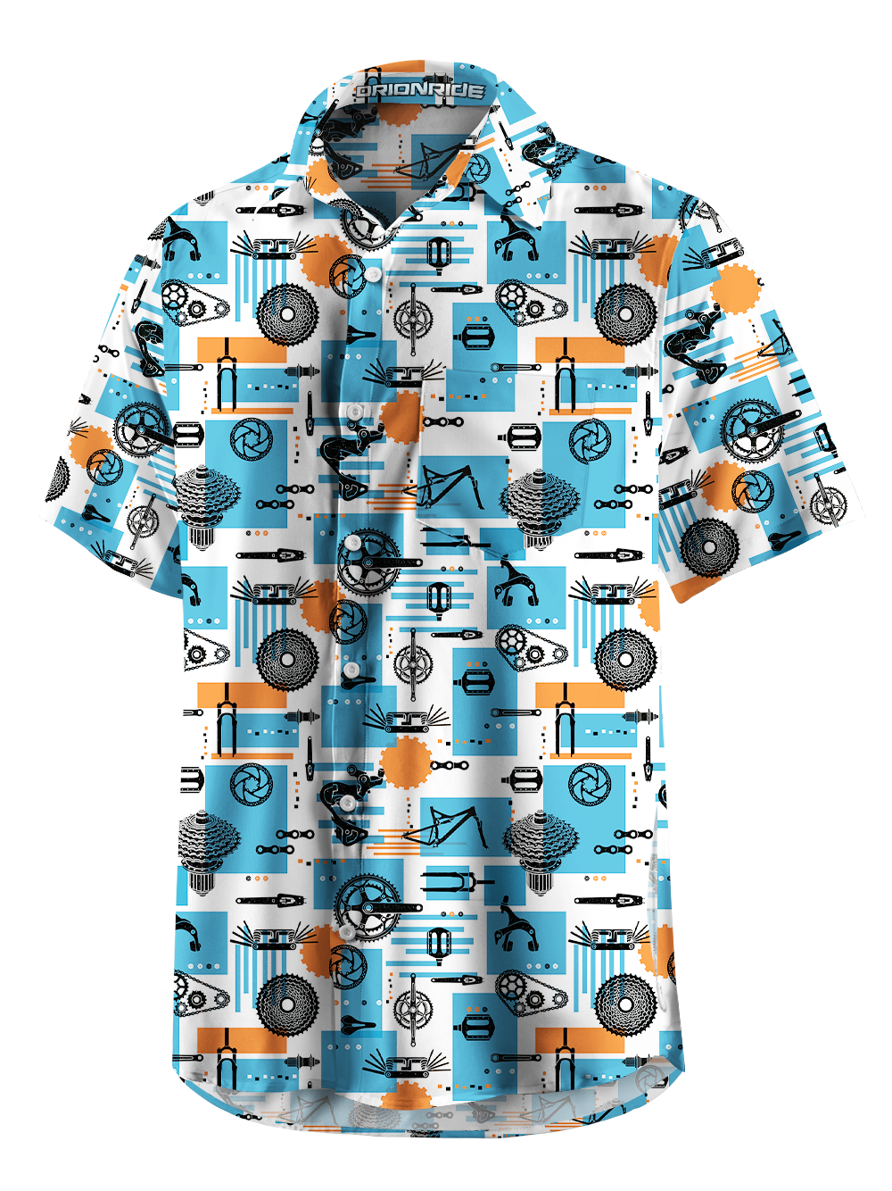 Orionride Key Components Zipper Pockets Ultra Lightweight Short Sleeves Gravel Shirt