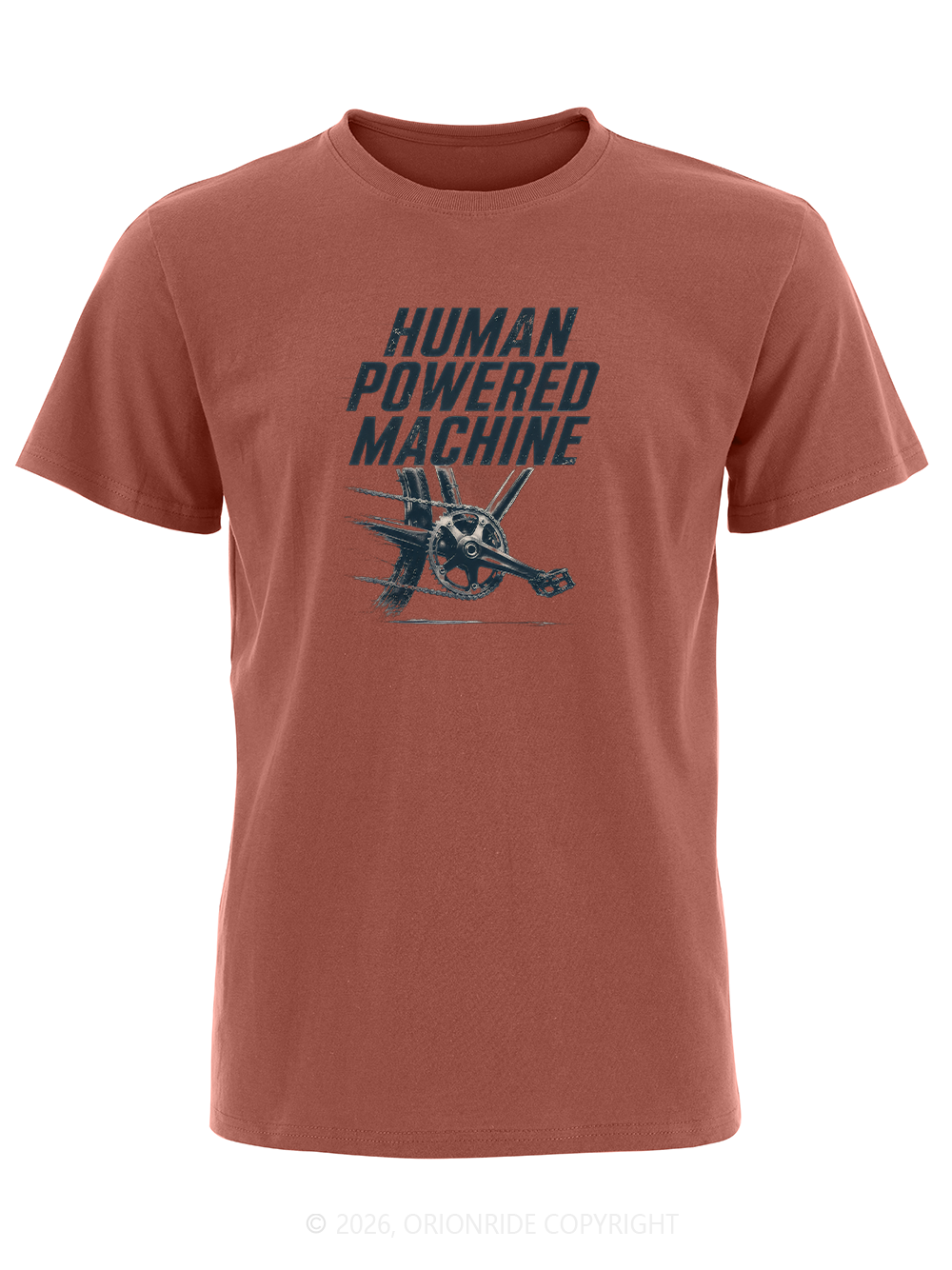 Orionride Human-Powered Machine Short Sleeves Bike T-Shirt