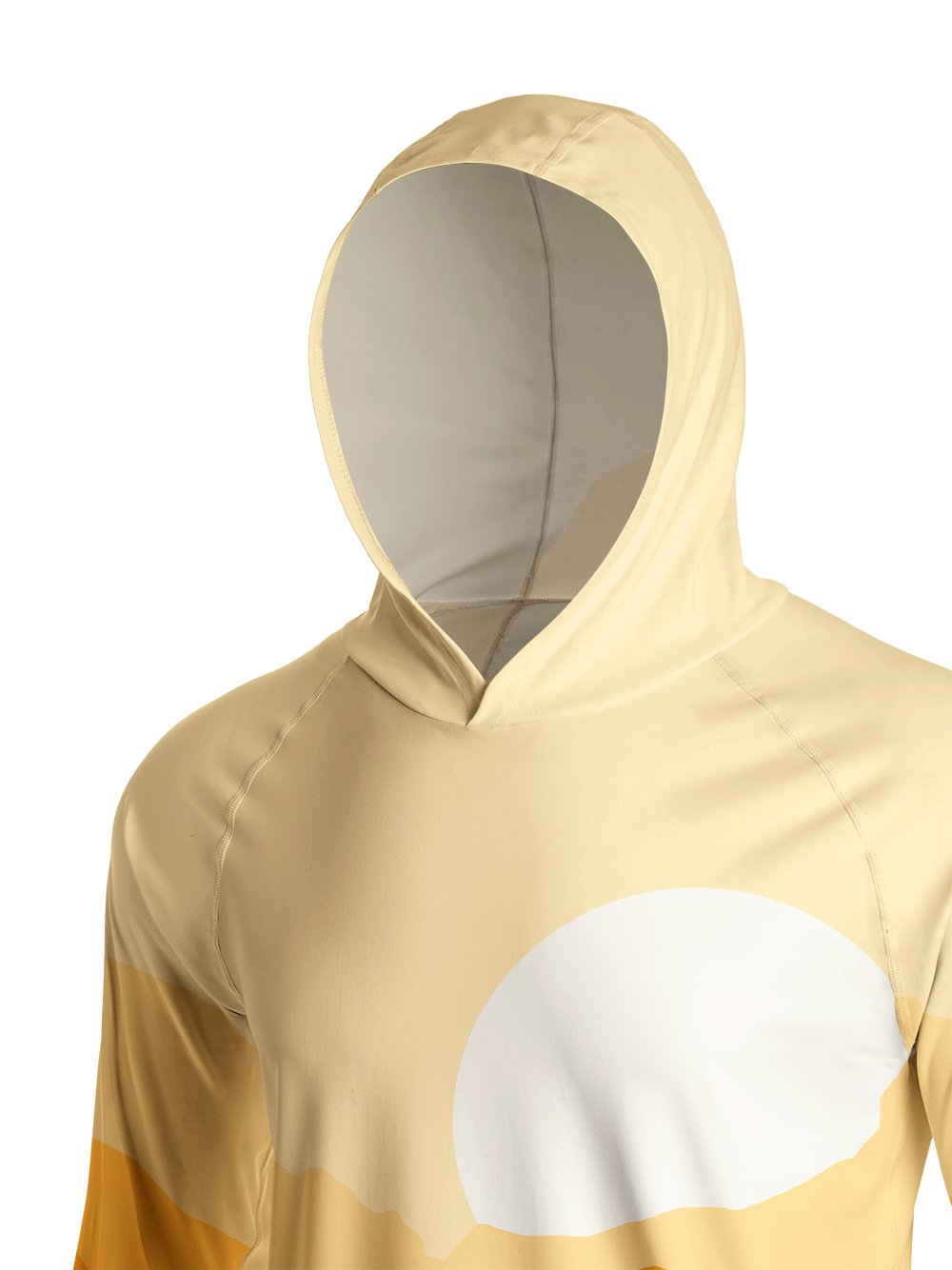 Orionride Warm Pine Shadow Long Sleeve Cycling Hoodie Shirt