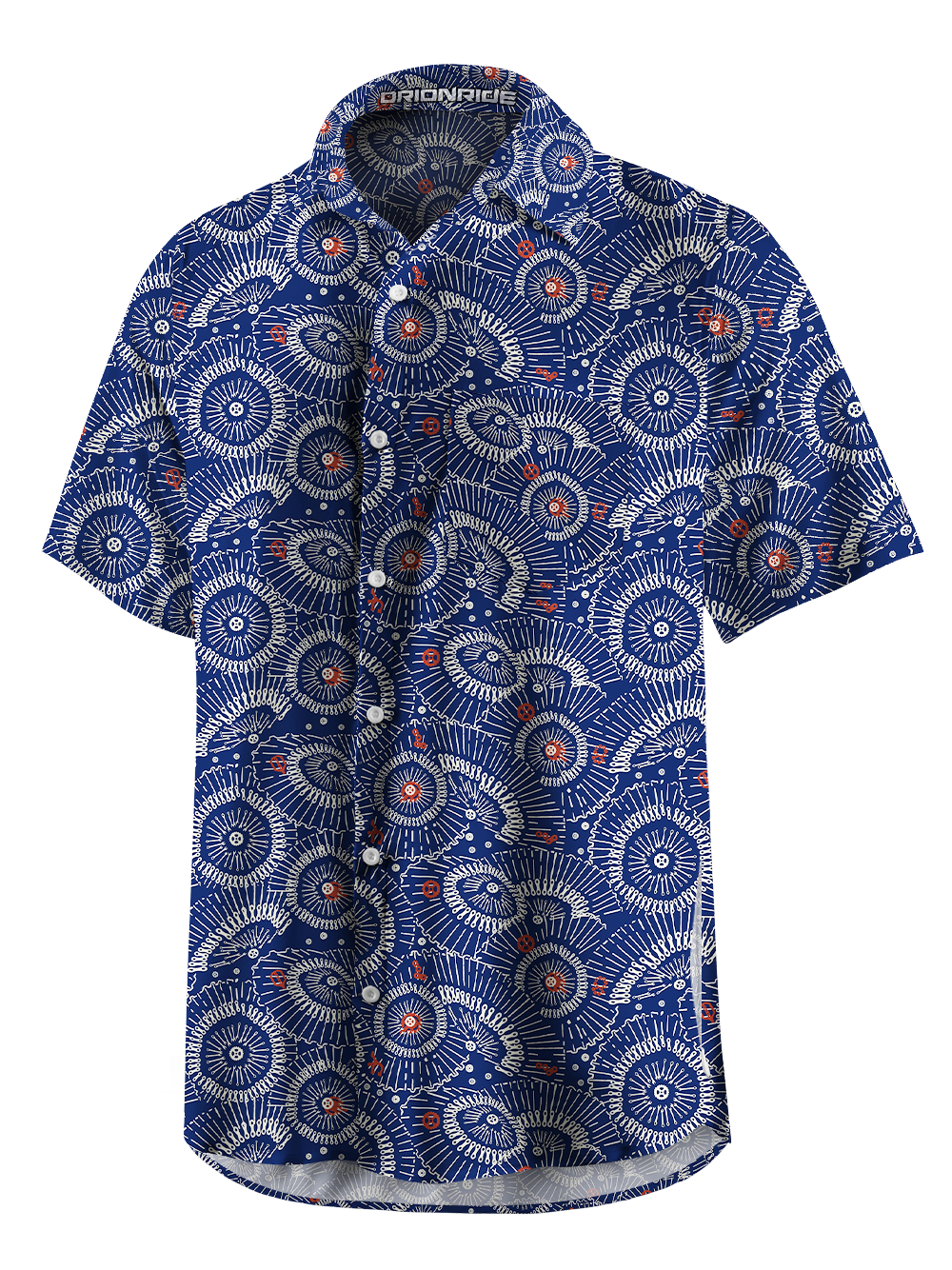 Orionride Radiant Star Zipper Pockets Ultra Lightweight Short Sleeves Gravel Shirt
