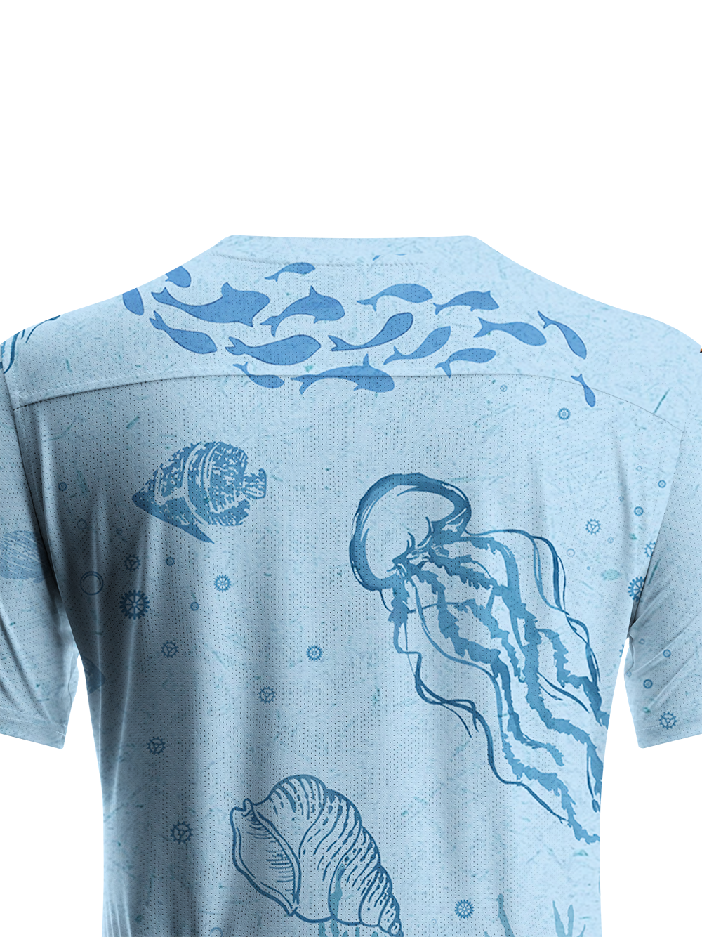 Orionride Ocean Jellyfish Women's Breathable Short Sleeve T-shirt