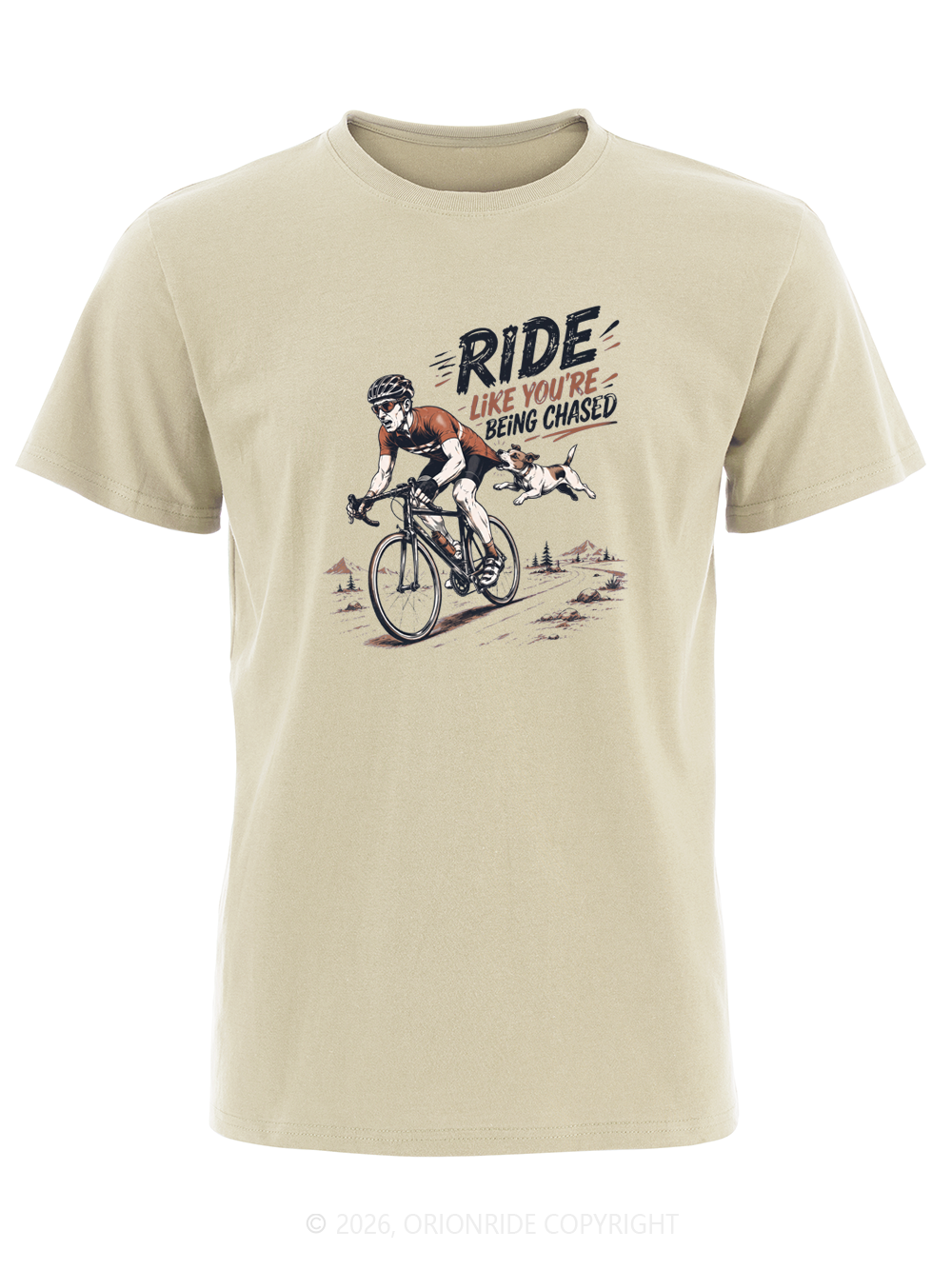Orionride Like You’Re Being Chased Short Sleeves Bike T-Shirt