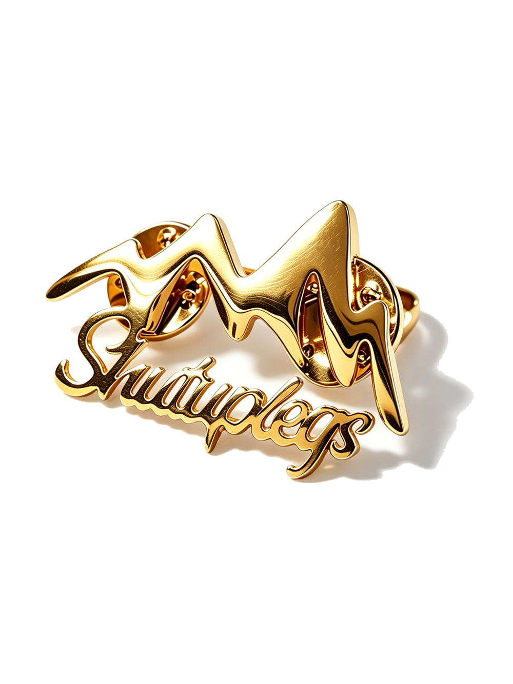 Orionride Stainless Steel Peak Brooch "Shut Up Legs"