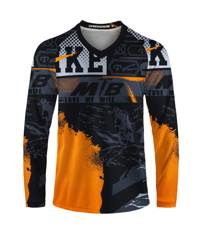 Orionride Determination To Ride Long Sleeve Downhill Jersey