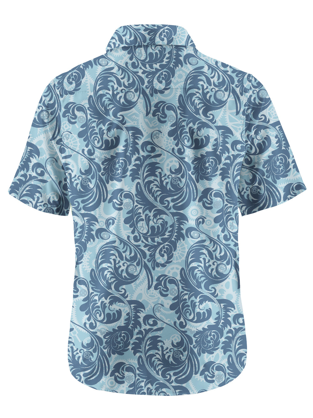 Orionride Psychedelic Vine Zipper Pockets Ultra Lightweight Short Sleeves Gravel Shirt