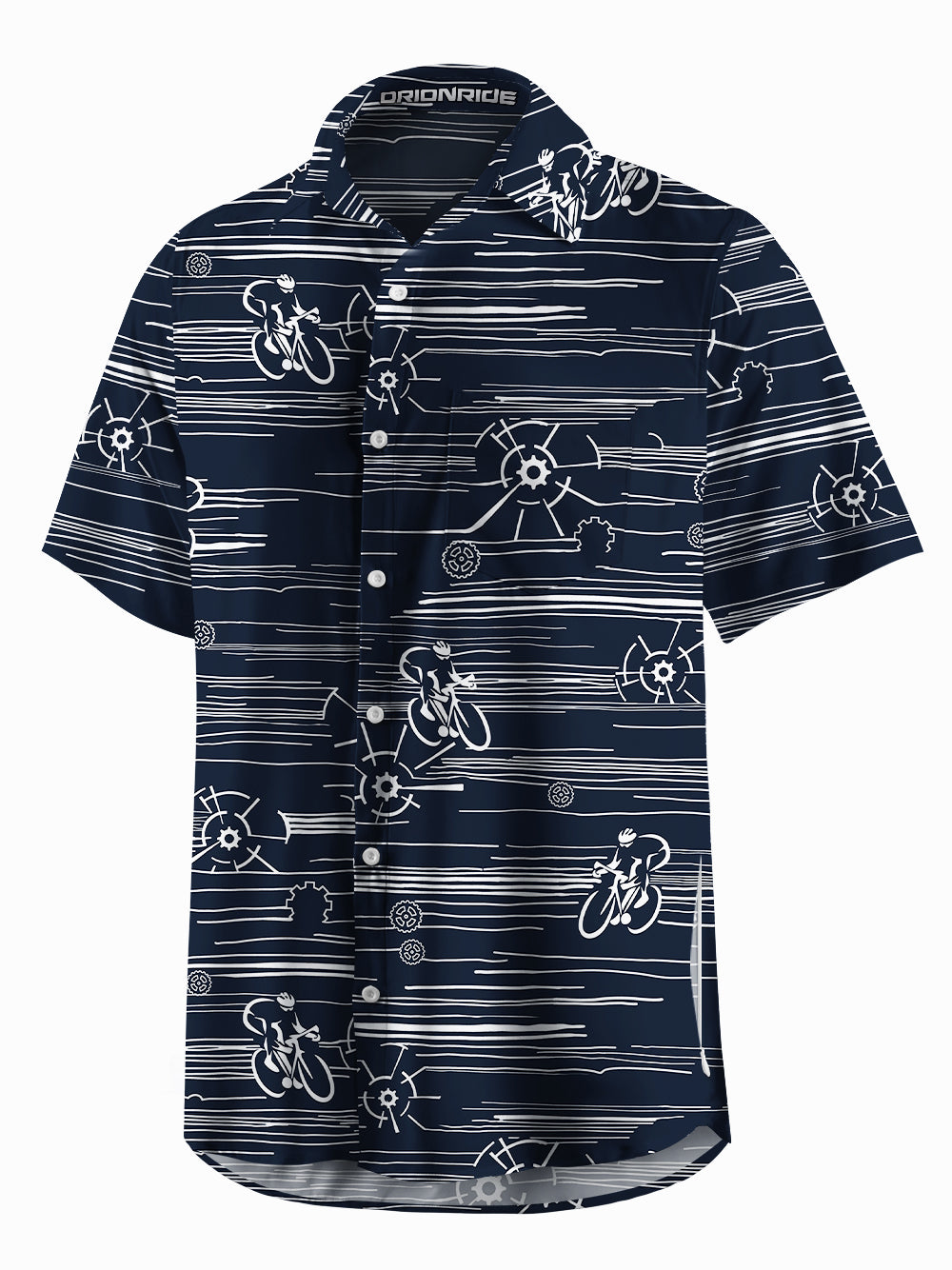 Orionride On The Expedition Zipper Pockets Ultra Lightweight Short Sleeves Gravel Shirt