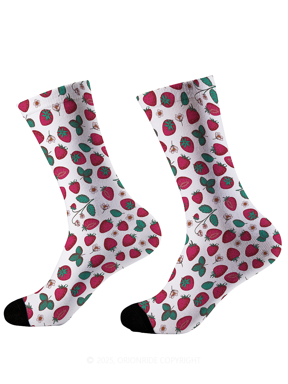 Orionride Strawberry Diary Cycling Socks