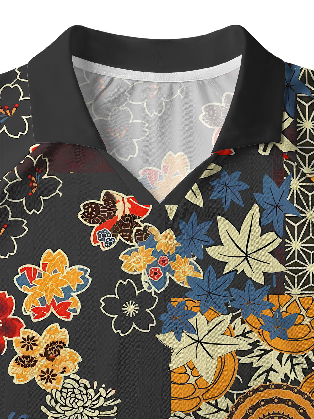 Orionride Unique Gear Flower Collar Mesh Jersey