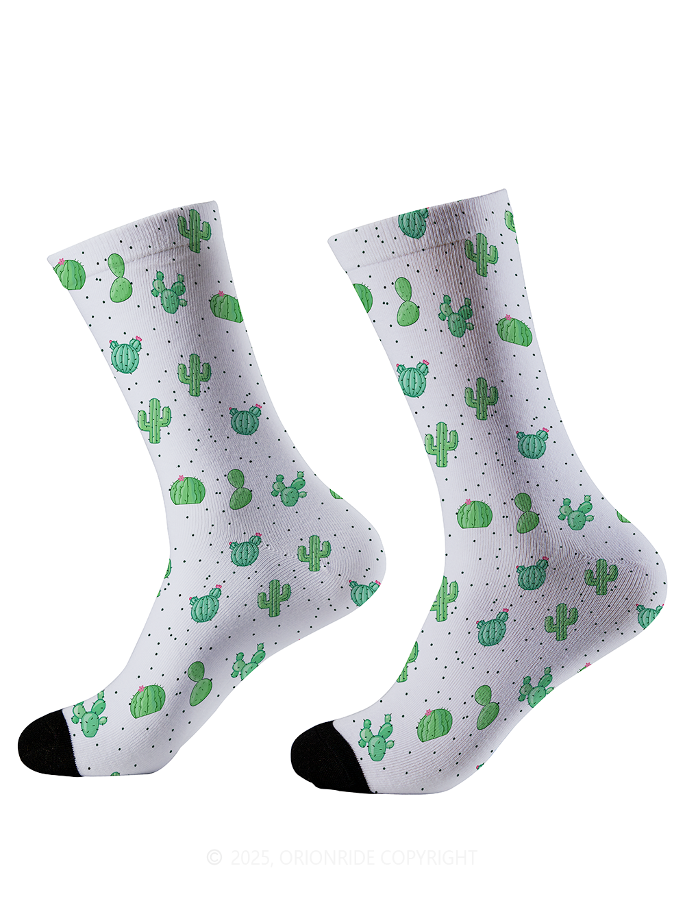 Orionride Cactus Print Cycling Socks