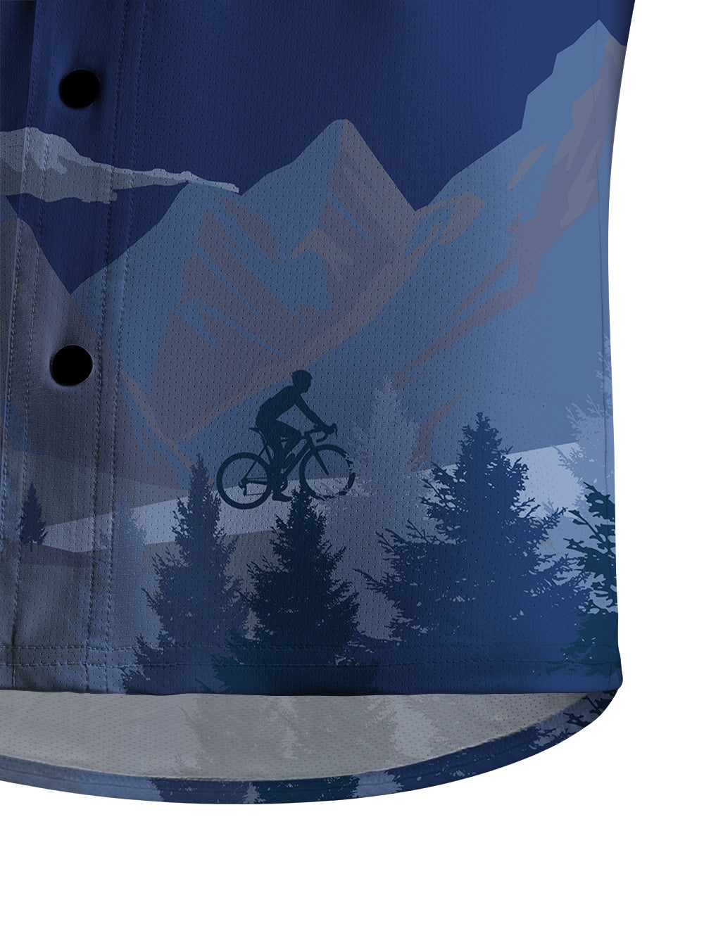 Orionride Cycling Under The Stars Men's Stretchy Breathable Long Sleeve Gravel Shirt