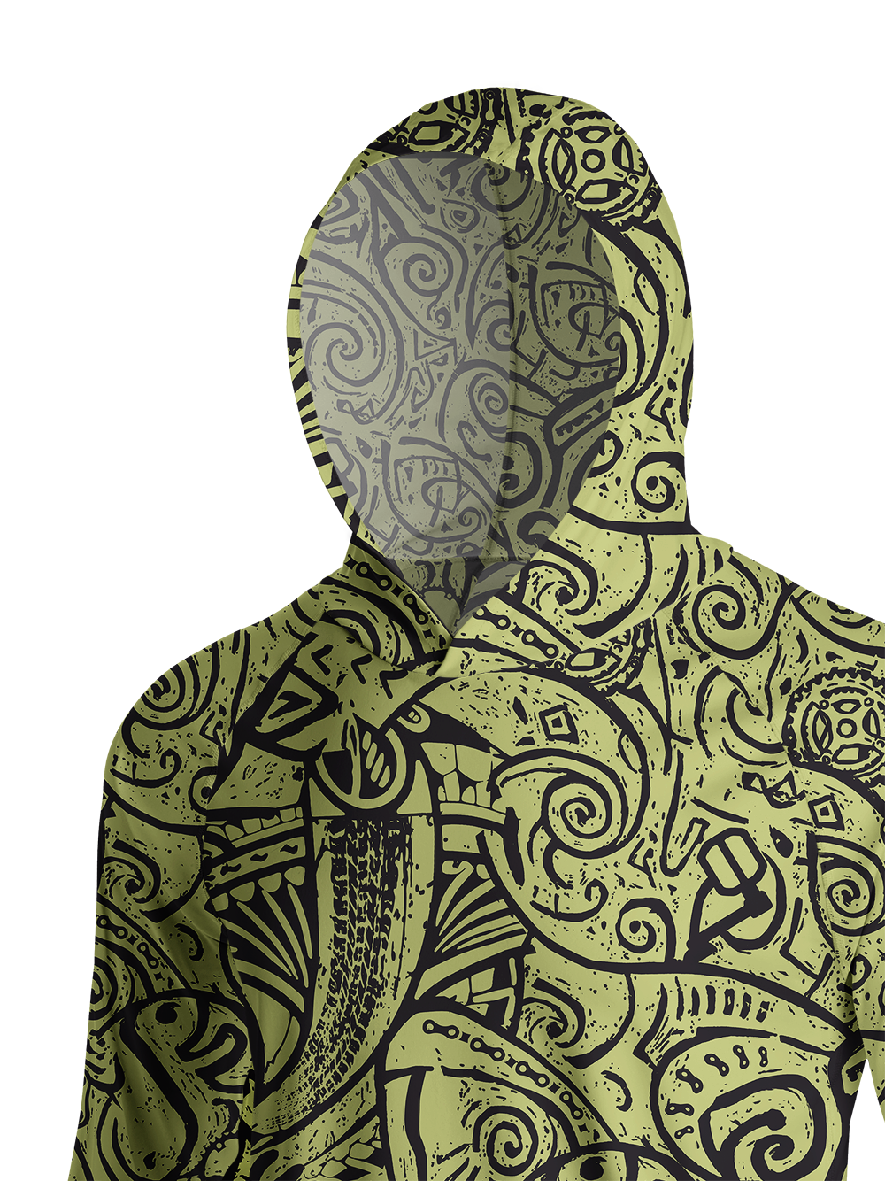 Orionride Vine Mark Long Sleeve Cycling Hoodie Shirt