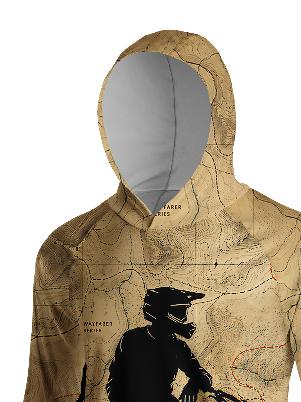 Orionride Rugged Quest Long Sleeve Cycling Hoodie Shirt