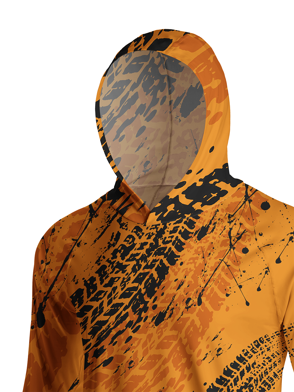 Orionride Tire Marks Long Sleeve Cycling Hoodie Shirt