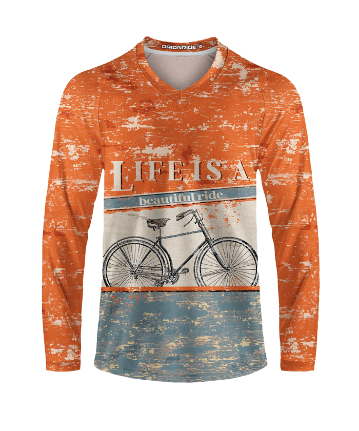 Orionride Beautiful Ride Long Sleeve Downhill Jersey