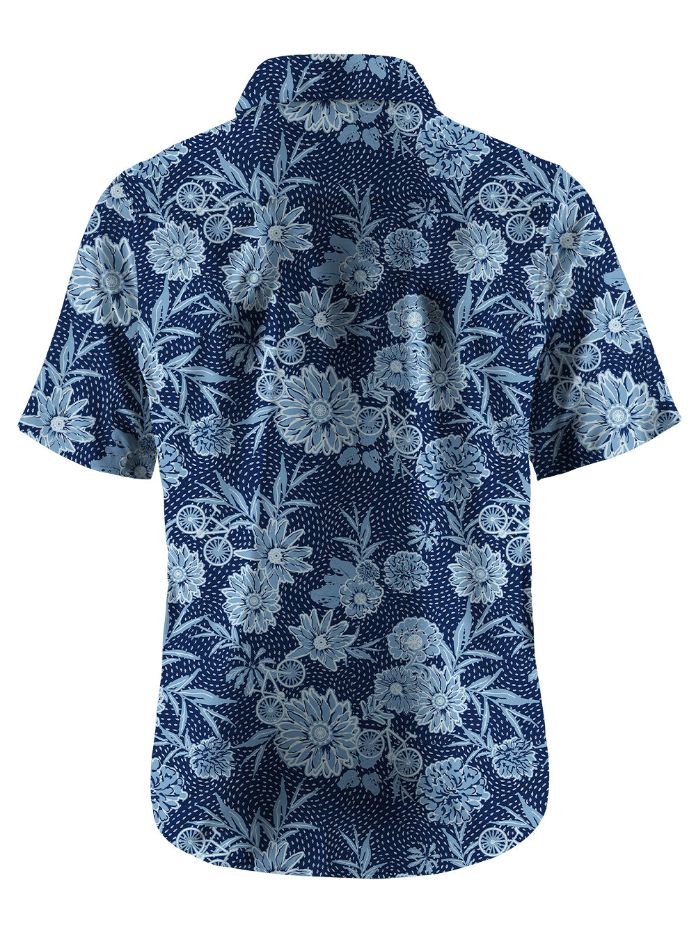 Orionride Flower Room Zipper Pockets Ultra Lightweight Short Sleeves Gravel Shirt