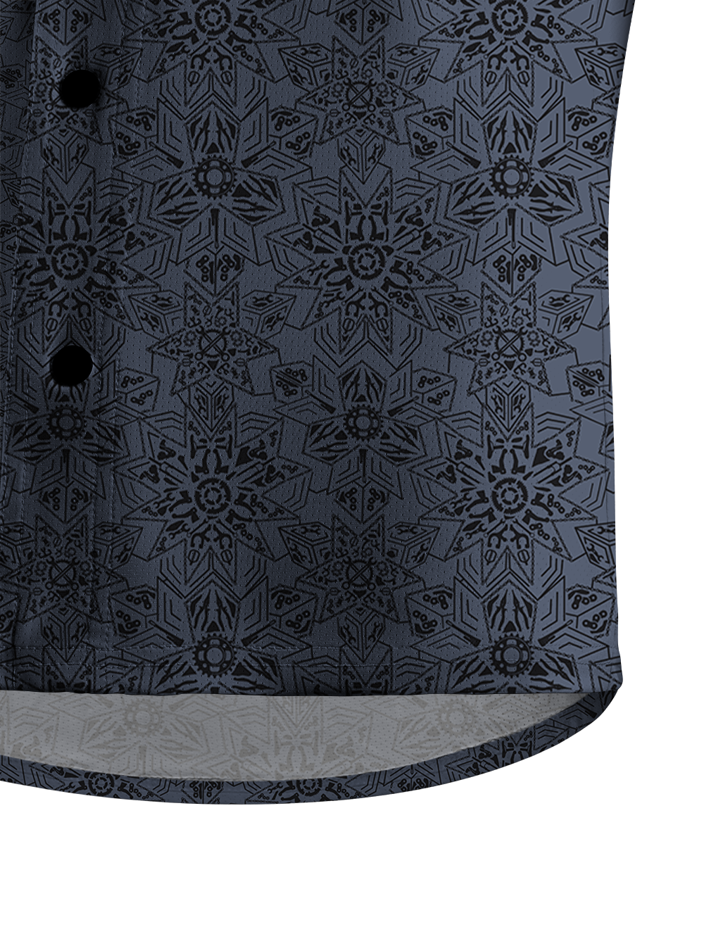 Orionride Snowflake-Shaped Parts Men's Stretchy Breathable Long Sleeve Gravel Shirt