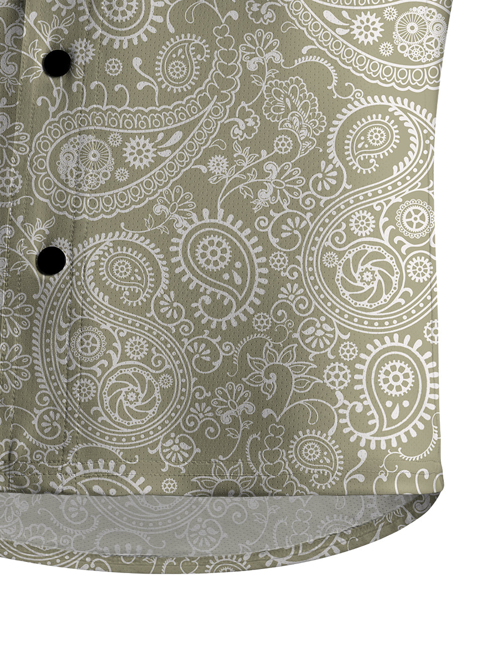 Orionride Wonderful Cashew Flower Men's Stretchy Breathable Long Sleeve Gravel Shirt