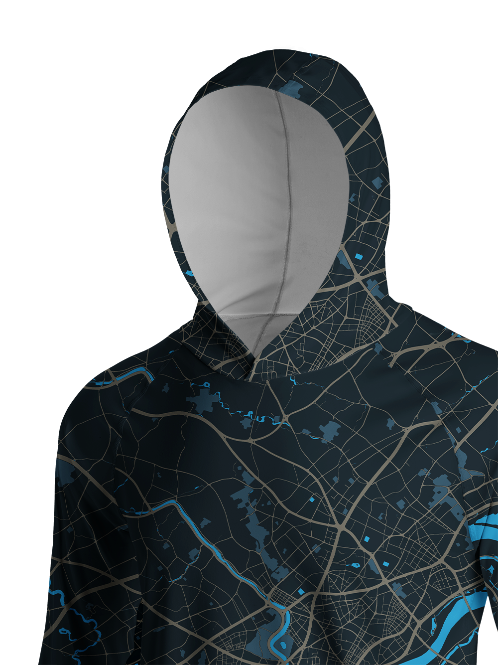 Orionride Urban Navigator Long Sleeve Cycling Hoodie Shirt