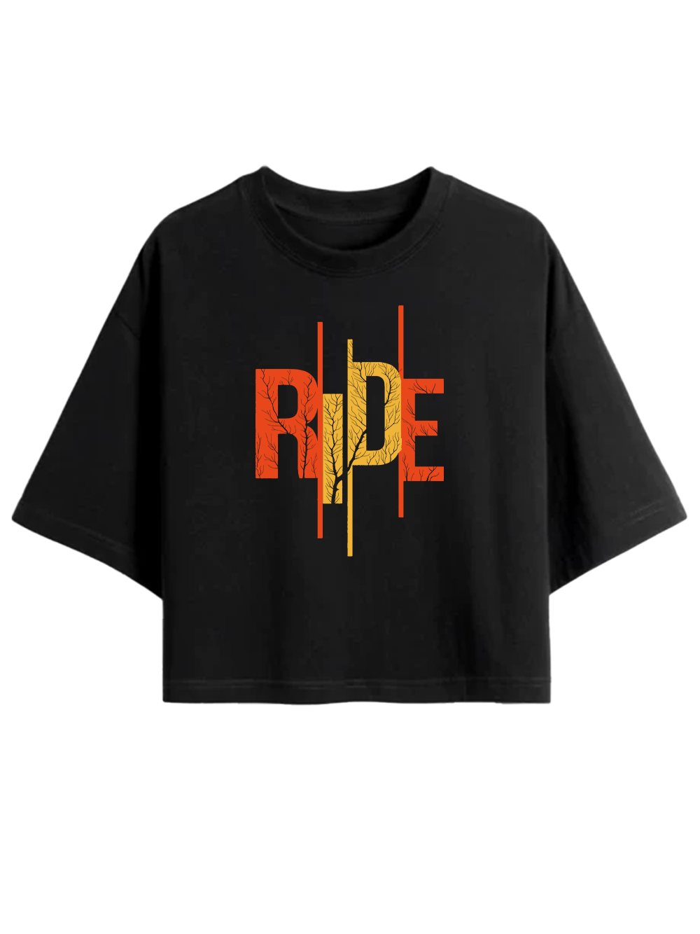 Orionride Leisure Cycling Women's Oversize Cycling Crop Tops