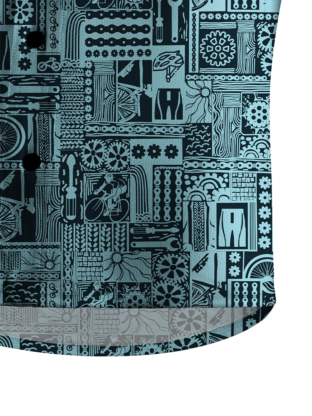 Orionride Cycling Tours Men's Stretchy Breathable Long Sleeve Gravel Shirt