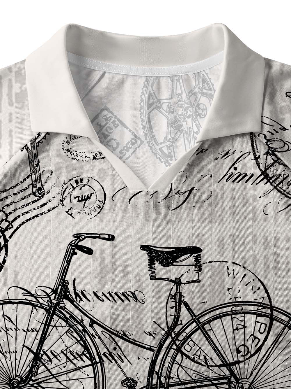 Orionride Nostalgic Bicycle Collar Mesh Jersey