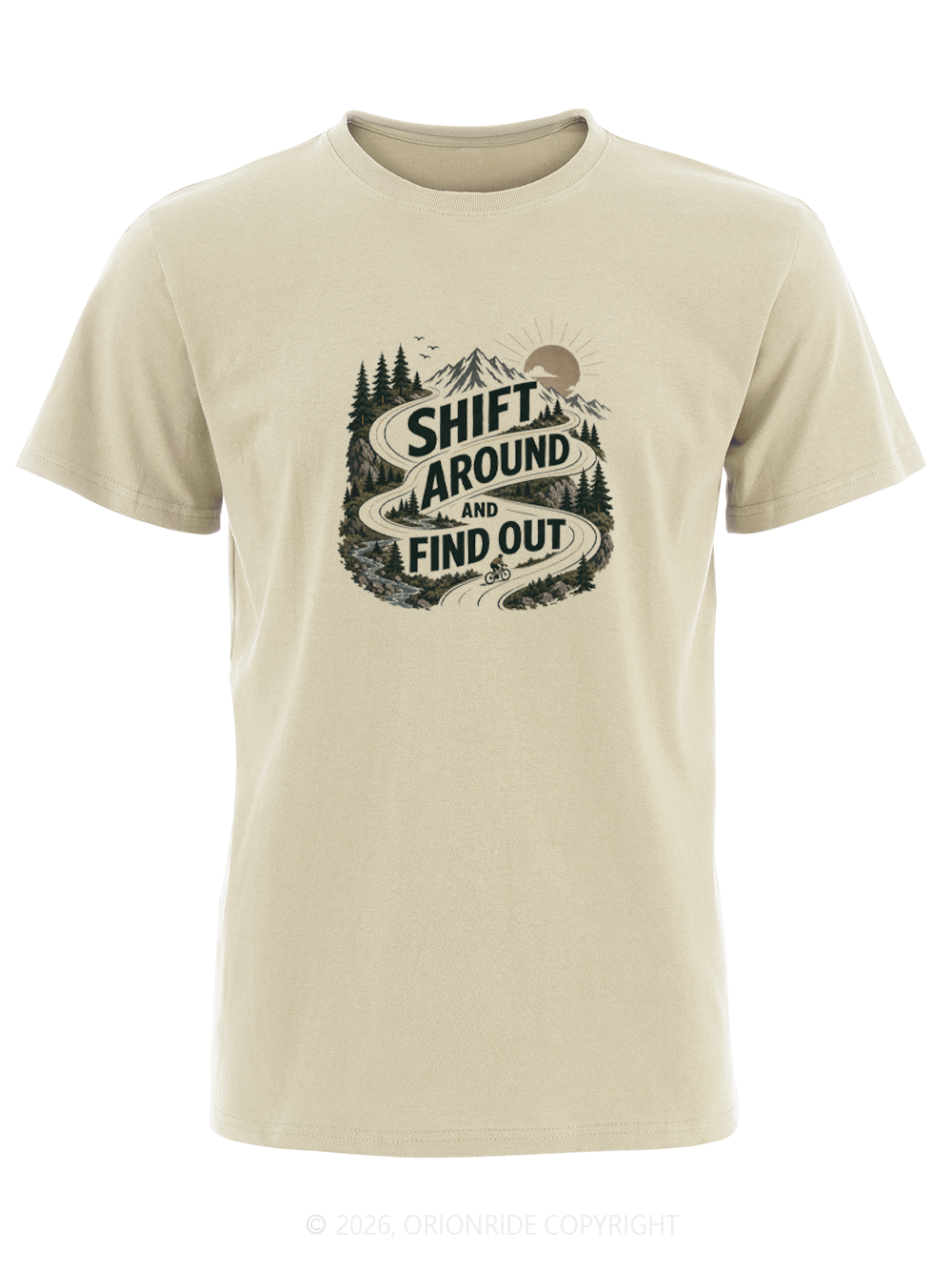 Orionride Curve Find Out Short Sleeves Bike T-Shirt
