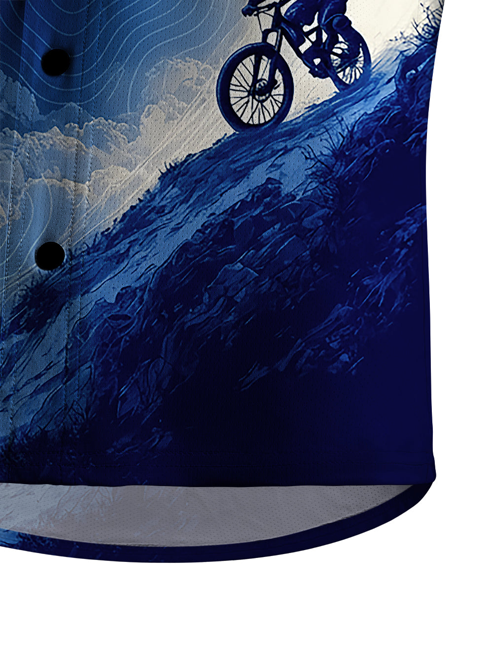 Orionride Clear Sky Men's Stretchy Breathable Long Sleeve Gravel Shirt