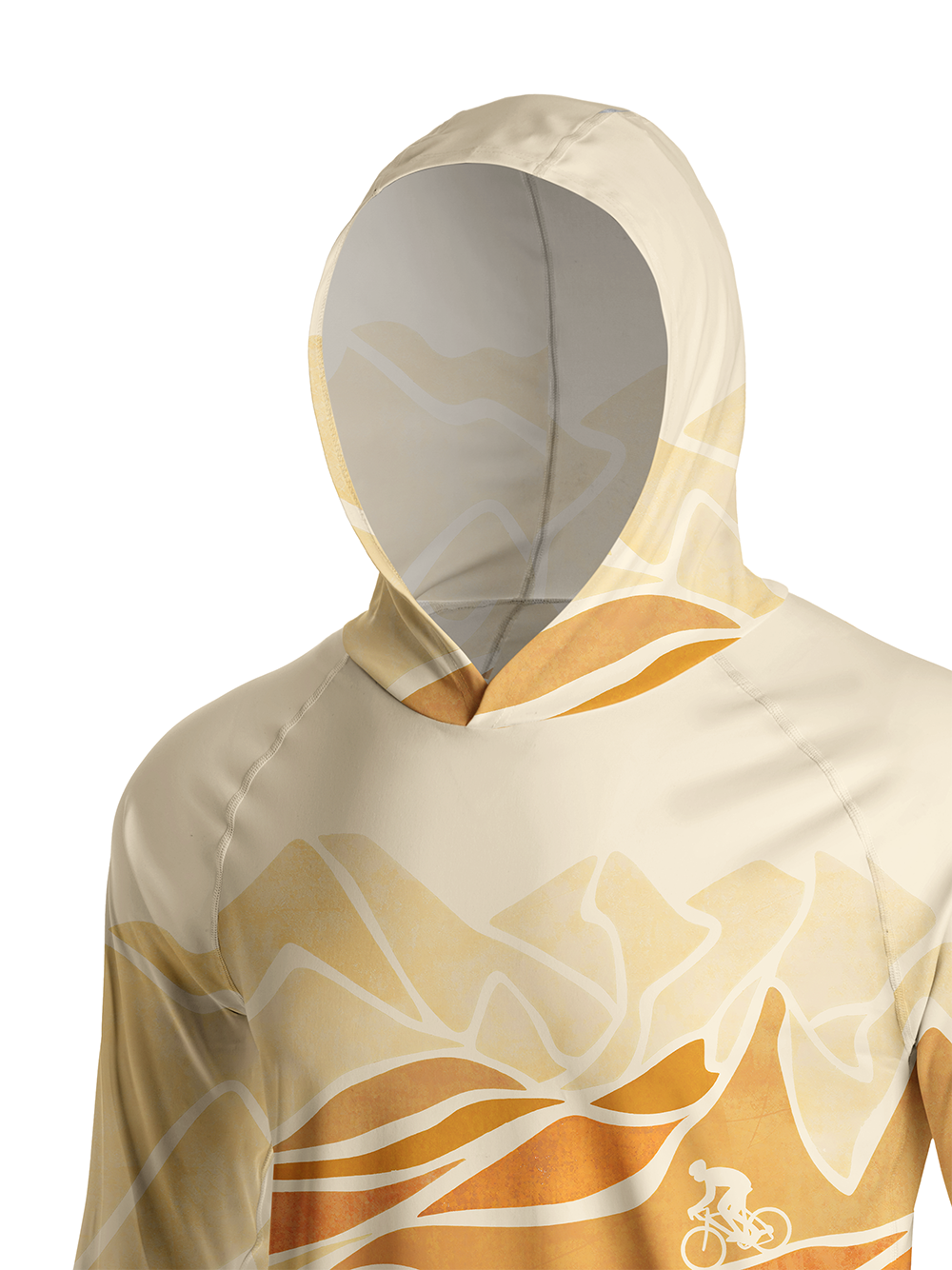 Orionride Golden Pass Long Sleeve Cycling Hoodie Shirt