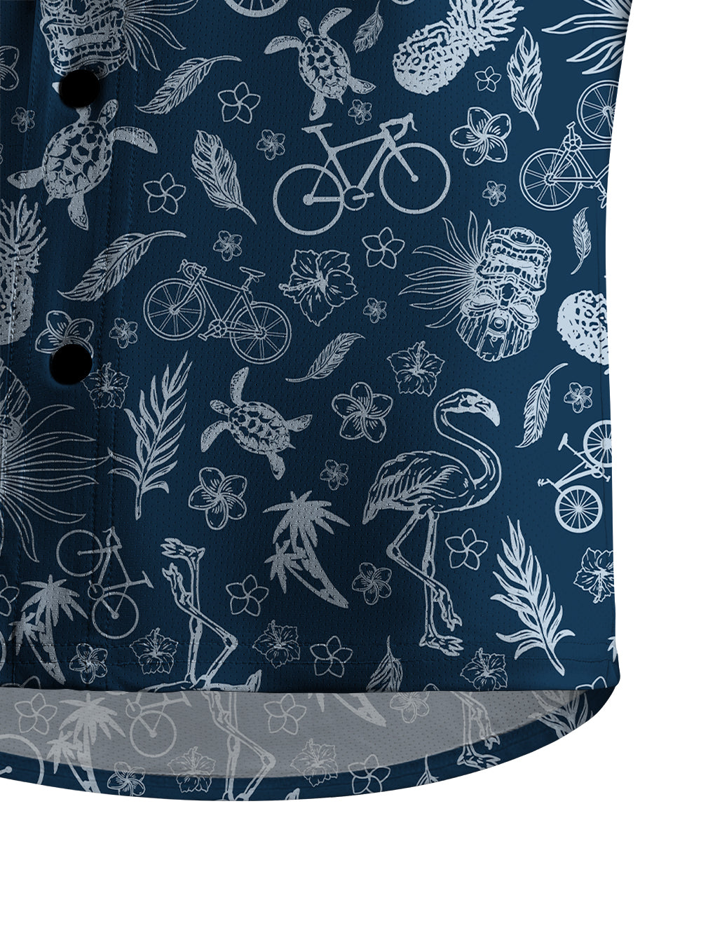 Orionride Marine Life Men's Stretchy Breathable Long Sleeve Gravel Shirt