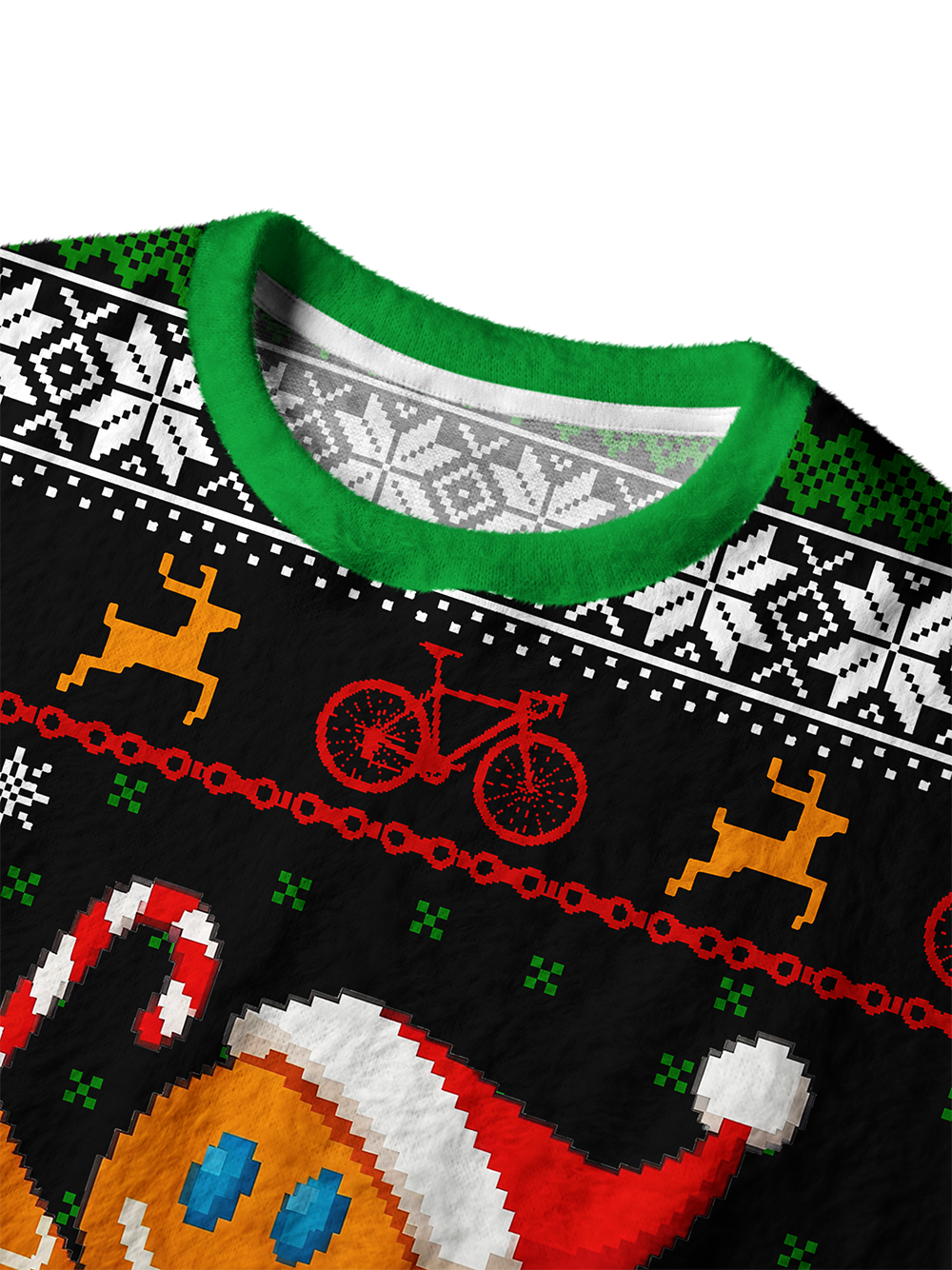 Orionride Happy Gingerbread Man Men's Sweaters