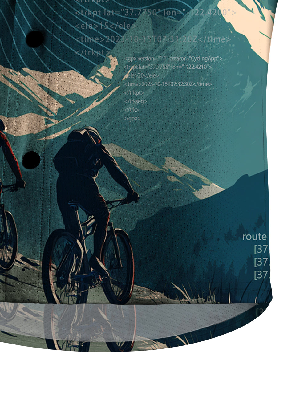 Orionride Travel Together Men's Stretchy Breathable Long Sleeve Gravel Shirt