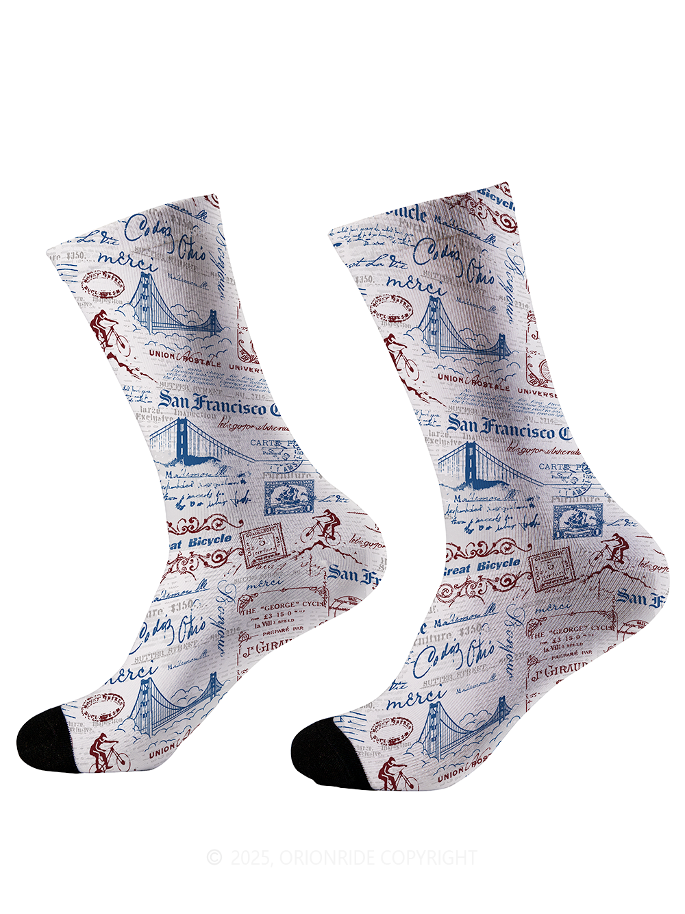 Orionride San Francisco Stories Cycling Socks