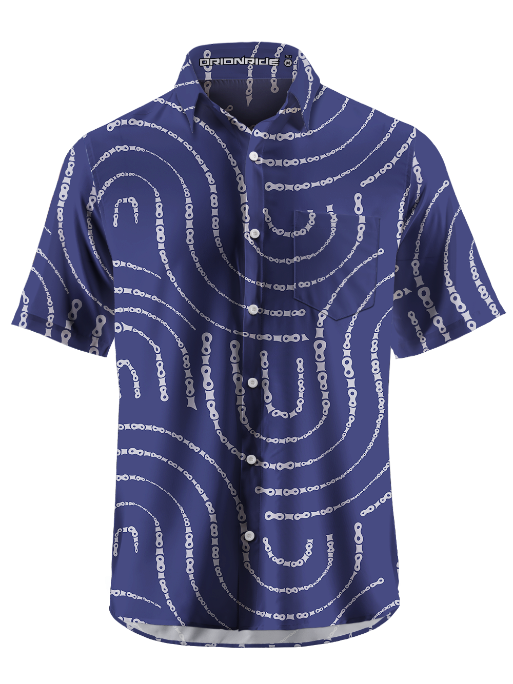 Orionride Bicycle Chain Zipper Pockets Ultra Lightweight Short Sleeves Gravel Shirt