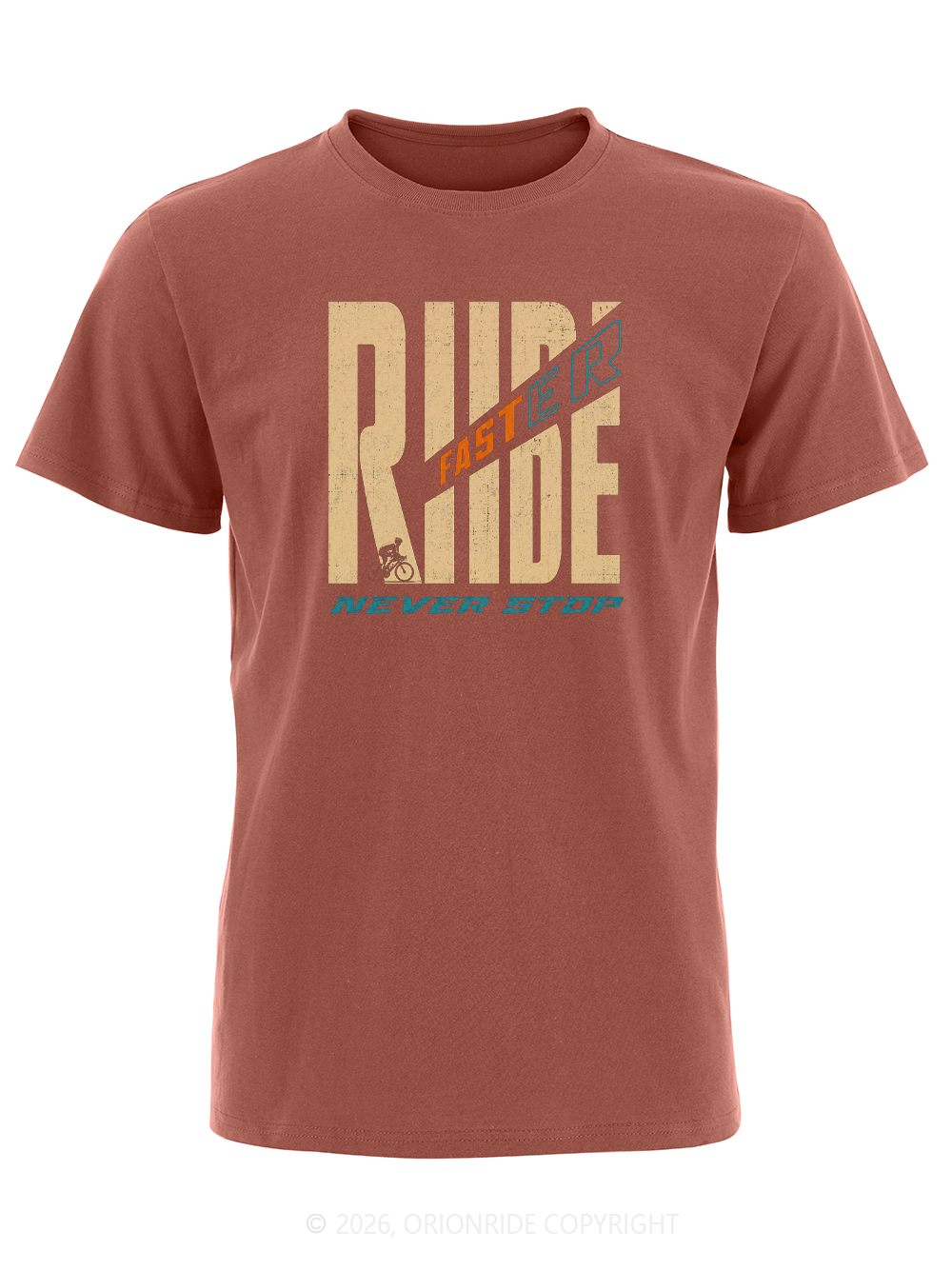 Orionride Ride Within Word Short Sleeves Bike T-Shirt