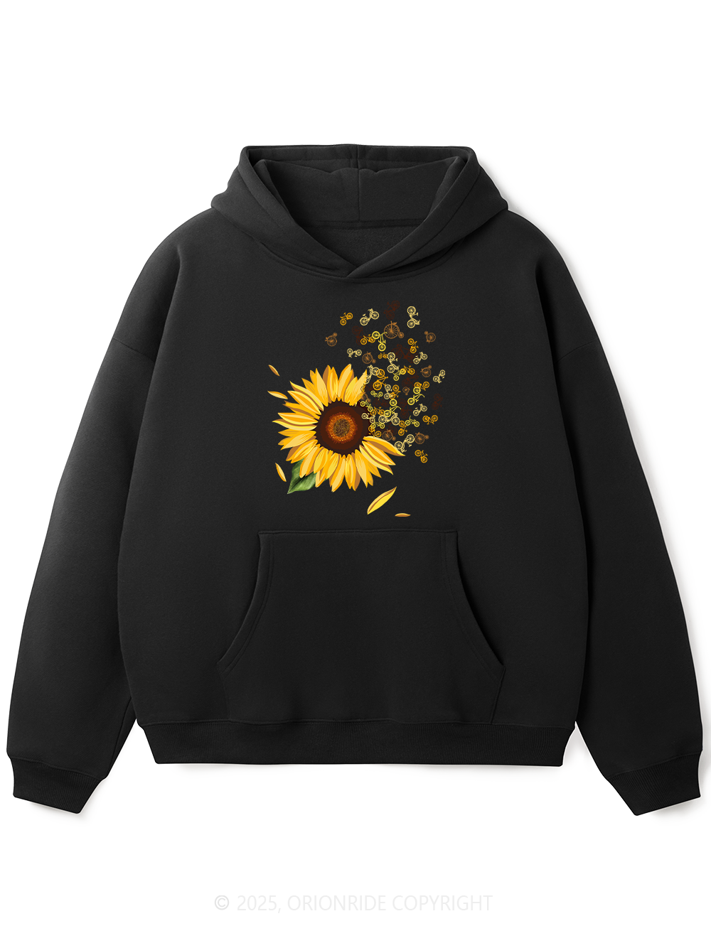 Orionride Blooming Sunflowers Women's Fleece Hoodie