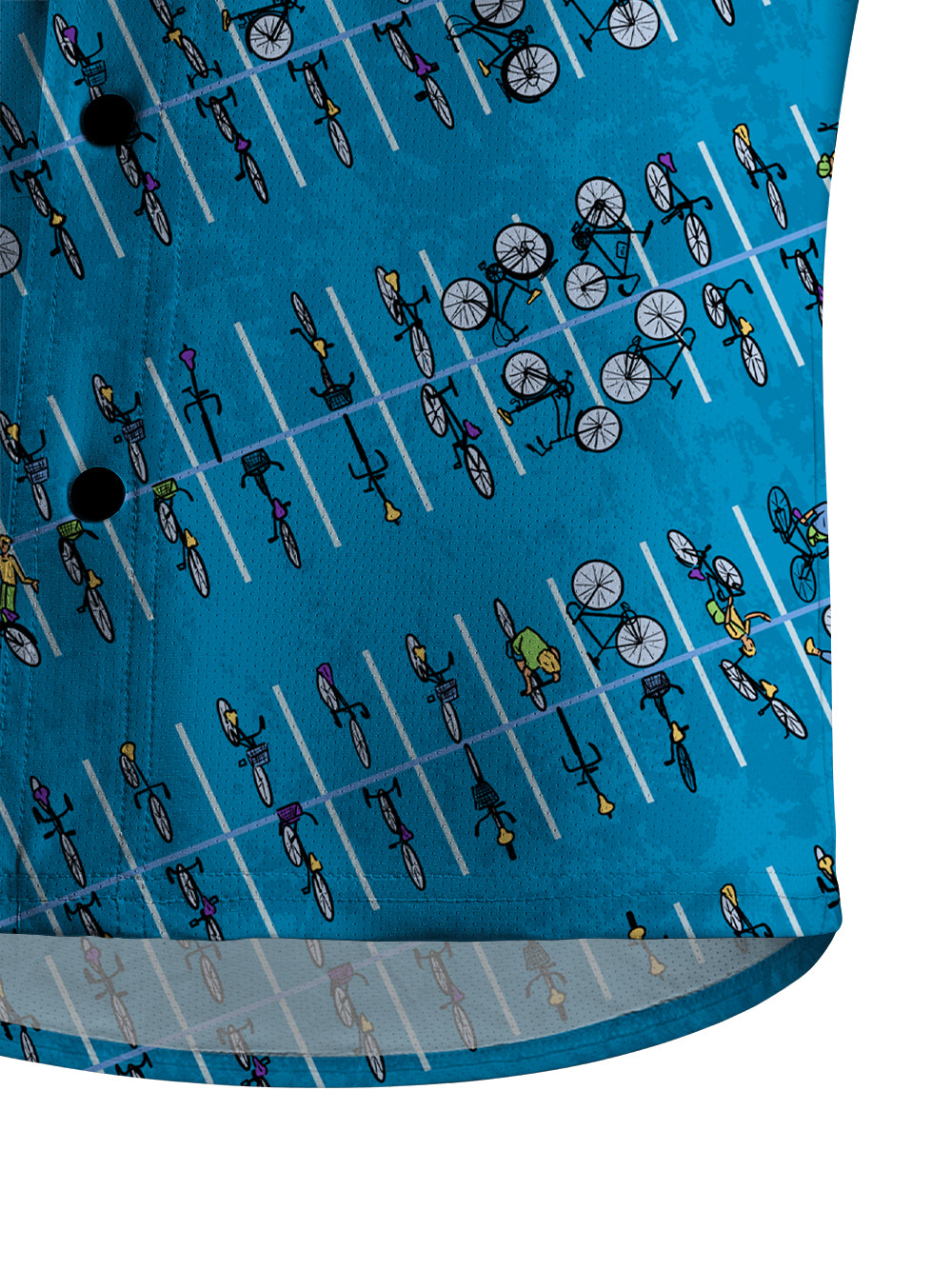 Orionride Bicycle Parking Lot Men's Stretchy Breathable Long Sleeve Gravel Shirt