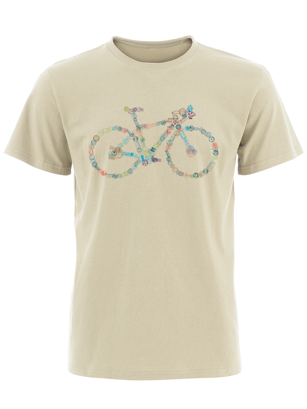 Orionride Stamp Bicycle Short Sleeves Bike T-Shirt