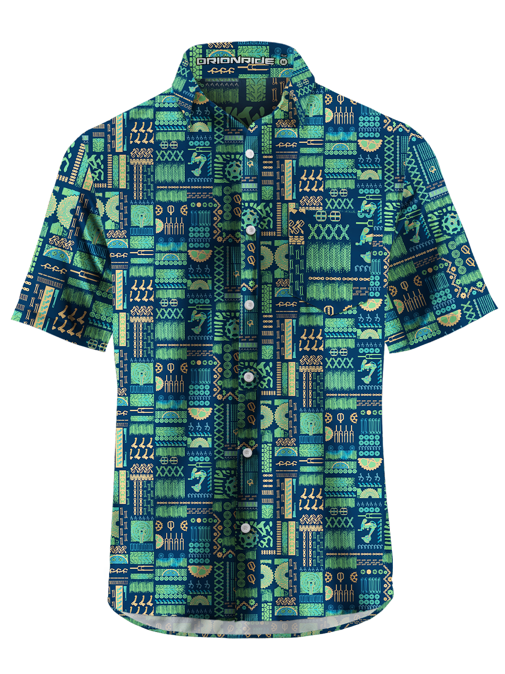 Orionride Assemble Parts Zipper Pockets Ultra Lightweight Short Sleeves Gravel Shirt