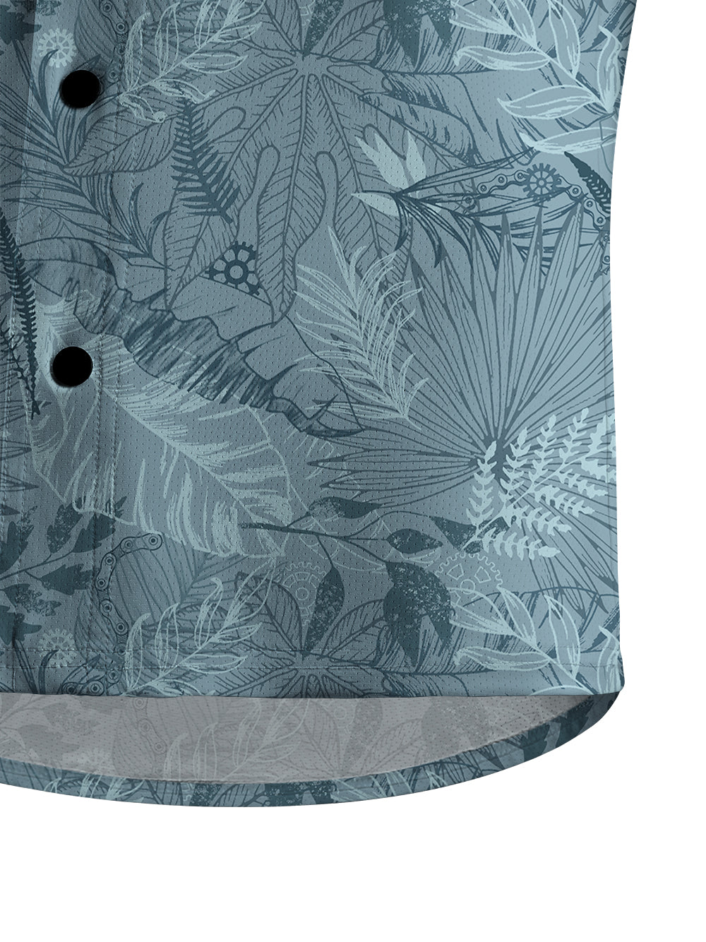 Orionride Leaf Garden Men's Stretchy Breathable Long Sleeve Gravel Shirt