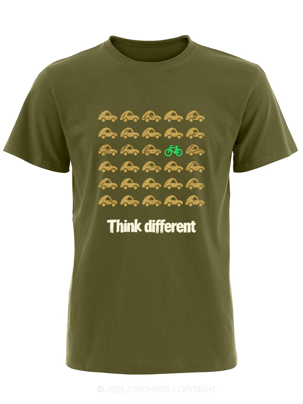 Orionride Think Different Short Sleeves Bike T-Shirt