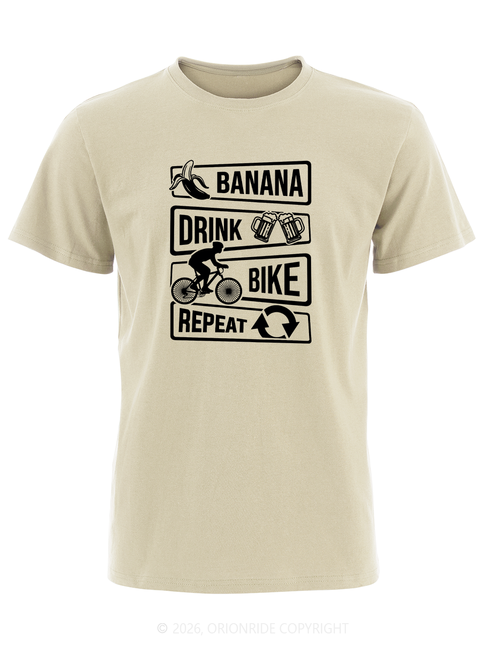 Orionride Things To Do In A Day Short Sleeves Bike T-Shirt