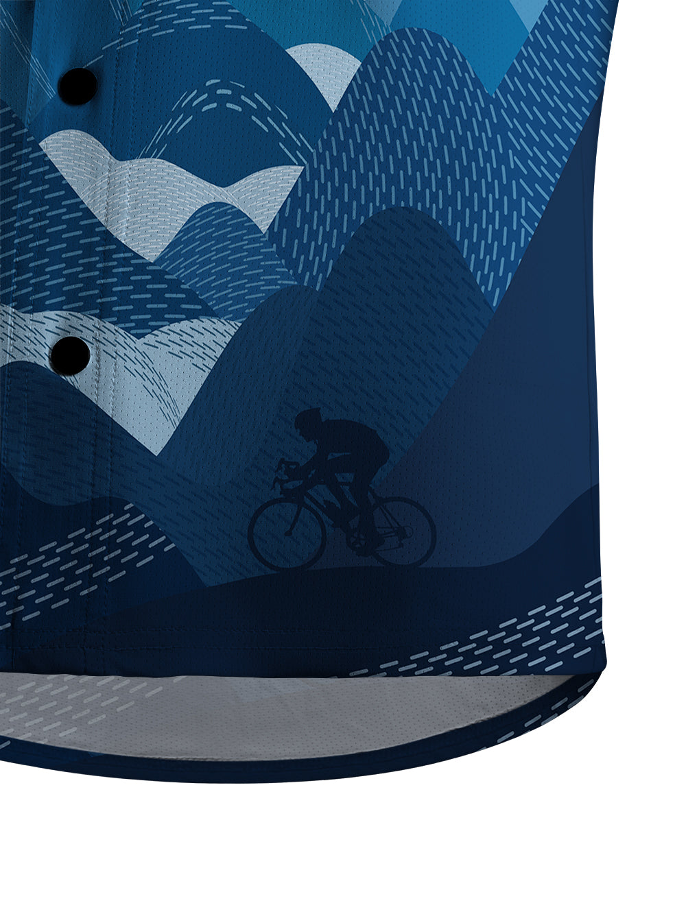 Orionride Wheel Mark Men's Stretchy Breathable Long Sleeve Gravel Shirt