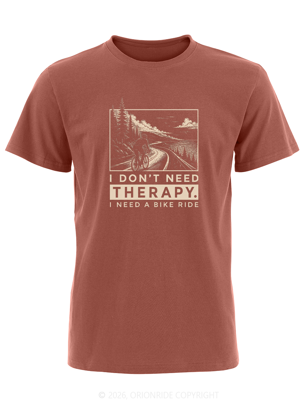 Orionride I Don’T Need Therapy Short Sleeves Bike T-Shirt