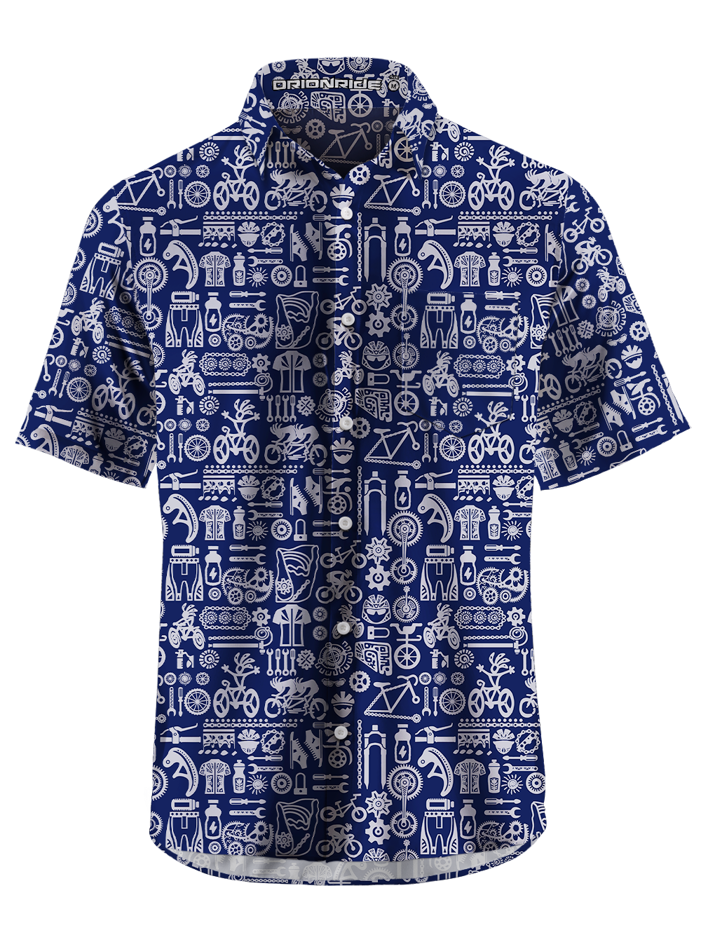 Orionride Totem Equipment Zipper Pockets Ultra Lightweight Short Sleeves Gravel Shirt