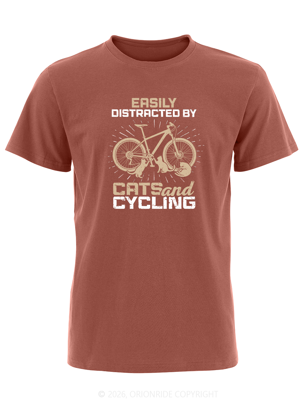 Orionride Attracted By Bicycle Short Sleeves Bike T-Shirt