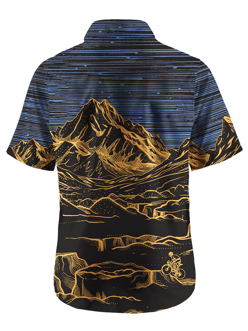Orionride Light And Shadow Zipper Pockets Ultra Lightweight Short Sleeves Gravel Shirt