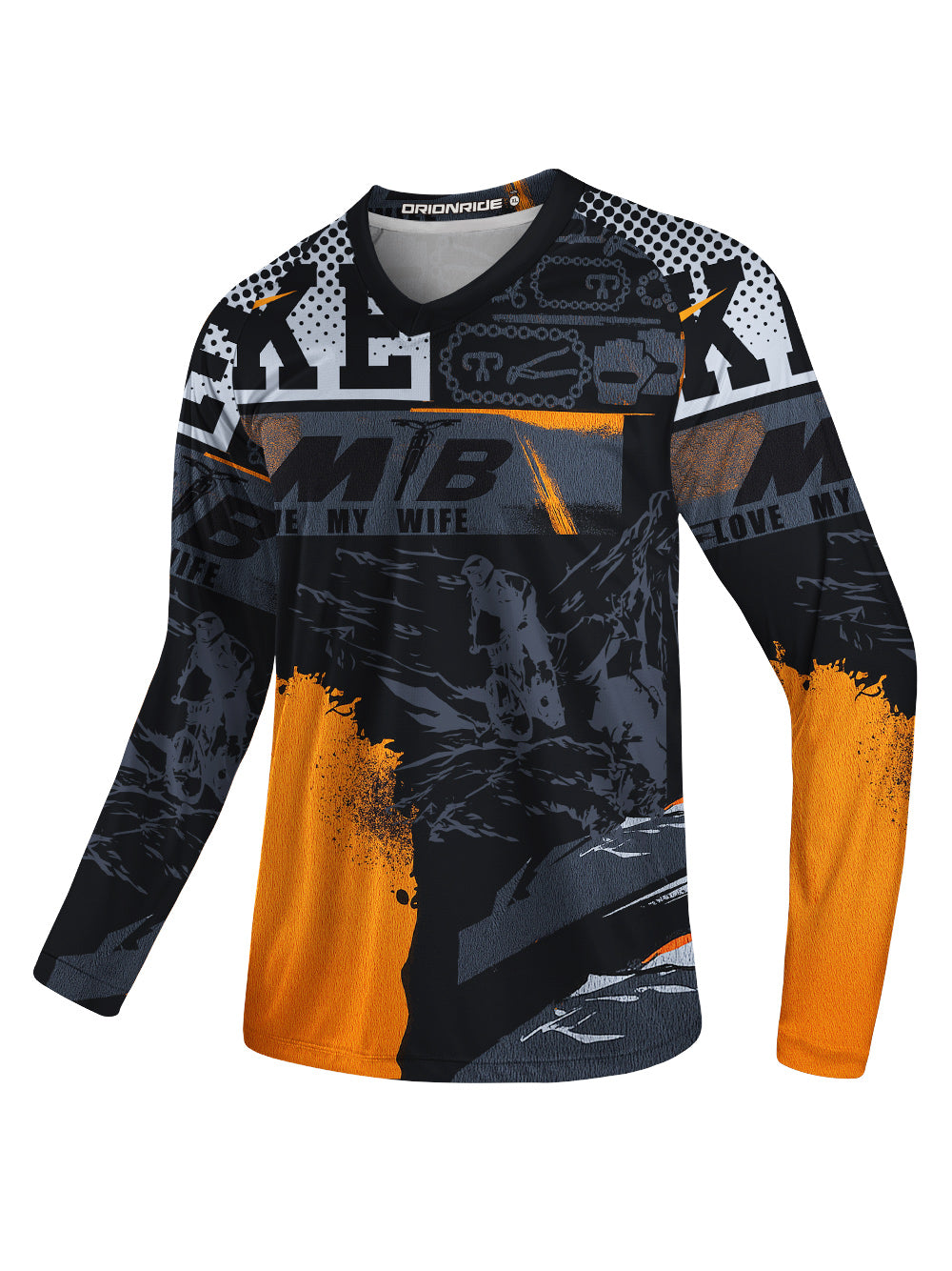 Orionride Determination To Ride Long Sleeve Downhill Jersey