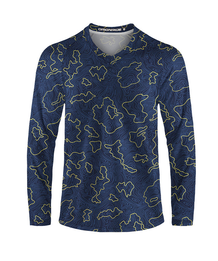 Orionride Contour Tiling Long Sleeve Downhill Jersey