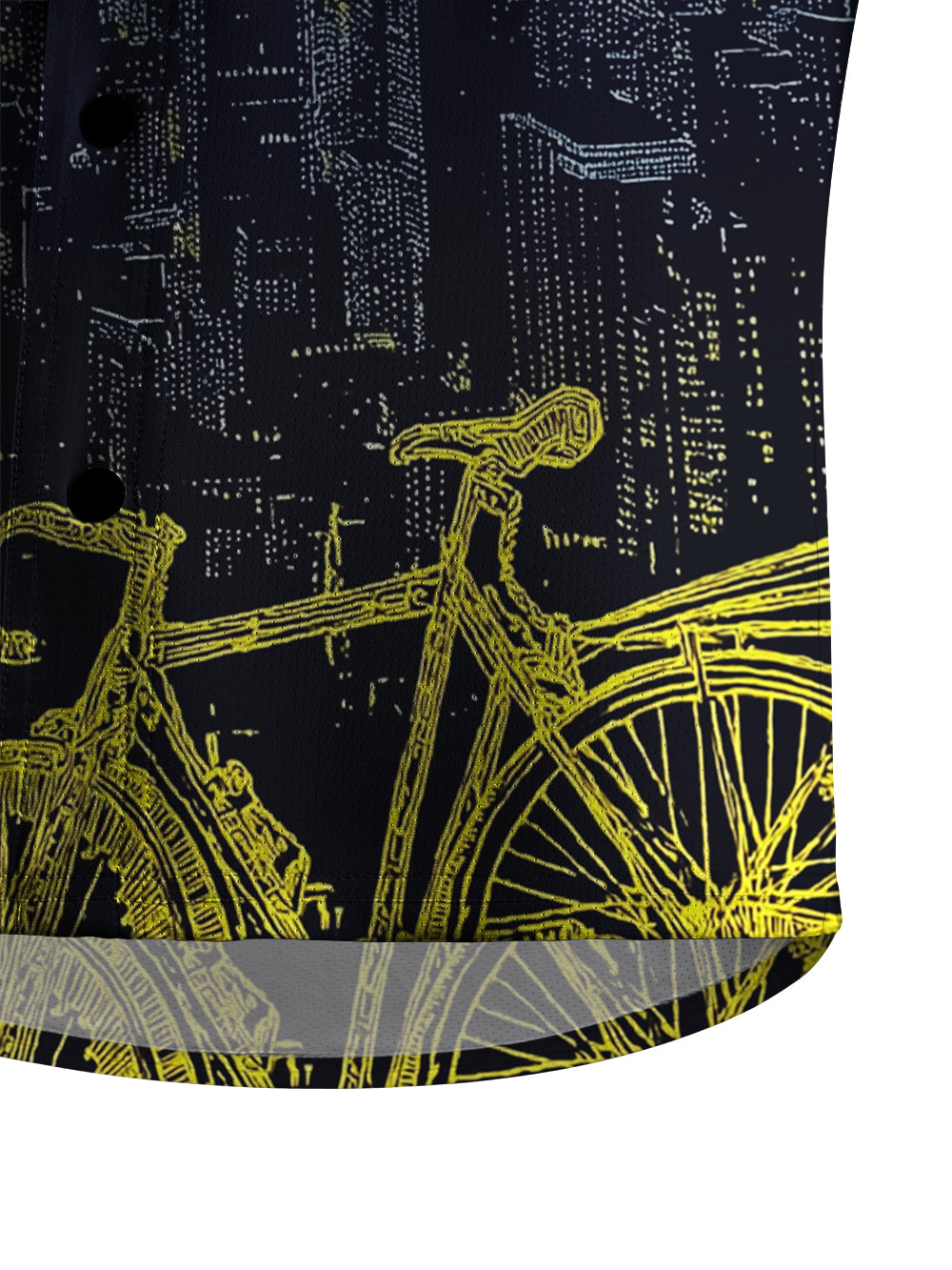 Orionride City Night View Men's Stretchy Breathable Long Sleeve Gravel Shirt