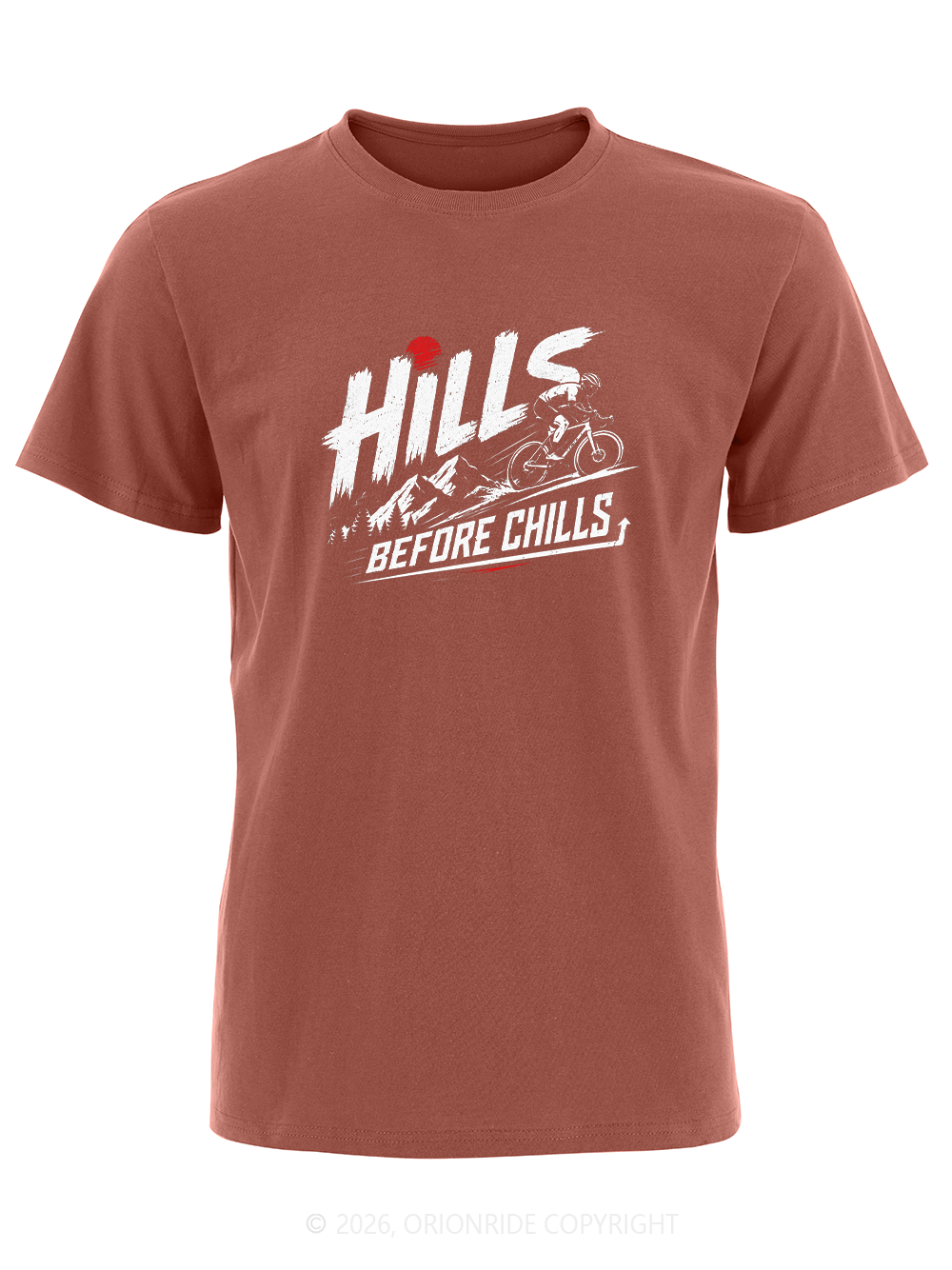 Orionride Hills Before Chills Short Sleeves Bike T-Shirt